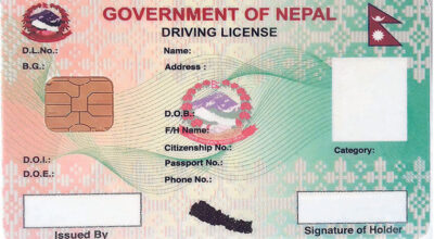 driving license nepal