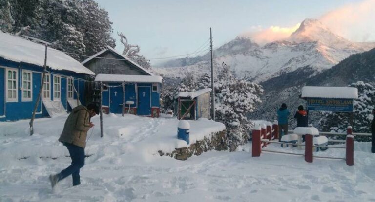 Snowfall-in-Nepal